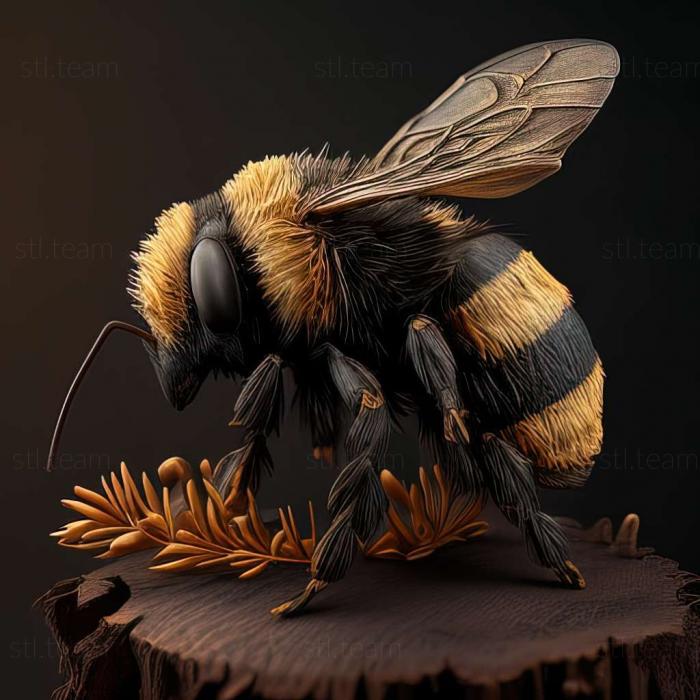 3D model Bombus ruderatus (STL)